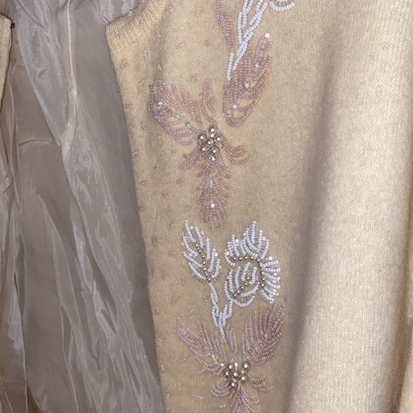 Vintage beaded sweater - Picture 3 of 5